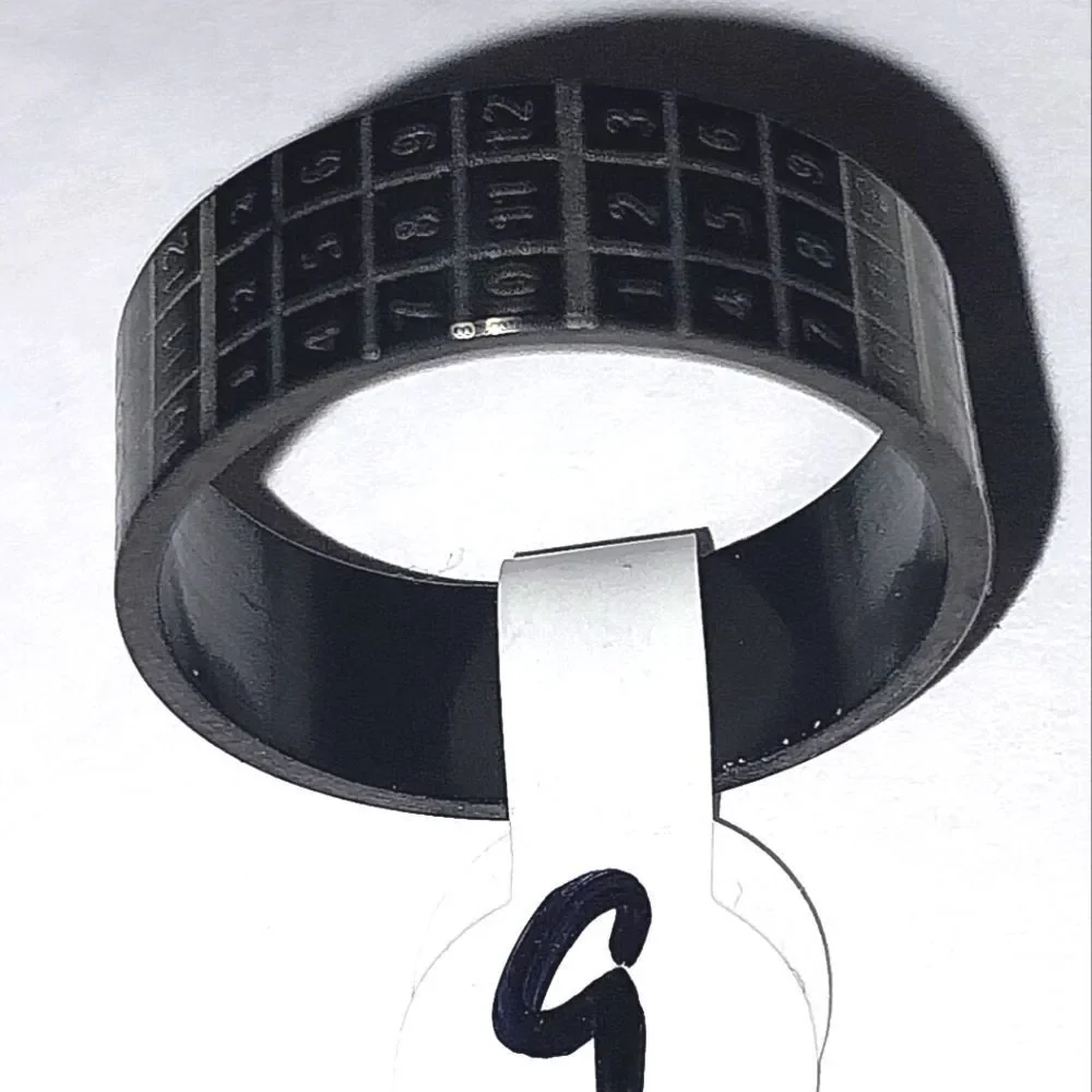 Stainless steel wide band hypoallergenic nickel free Men's ring sz 9